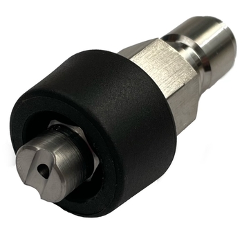 Short black rinse nozzle - WS019BLA