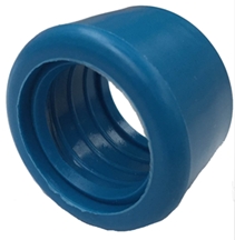 Blue rubber press-on cover for coupling - WS107