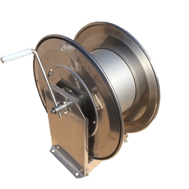 Stainless steel manually wound reel - WS212