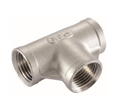 Stainless Steel Equal Tee - Female Thread, BSPP Stainless Steel Equal Tee - Female Thread, BSPP